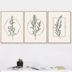 Abstract Geometry Wall Art Canvas Painting Nordic Posters For Living Room Decor