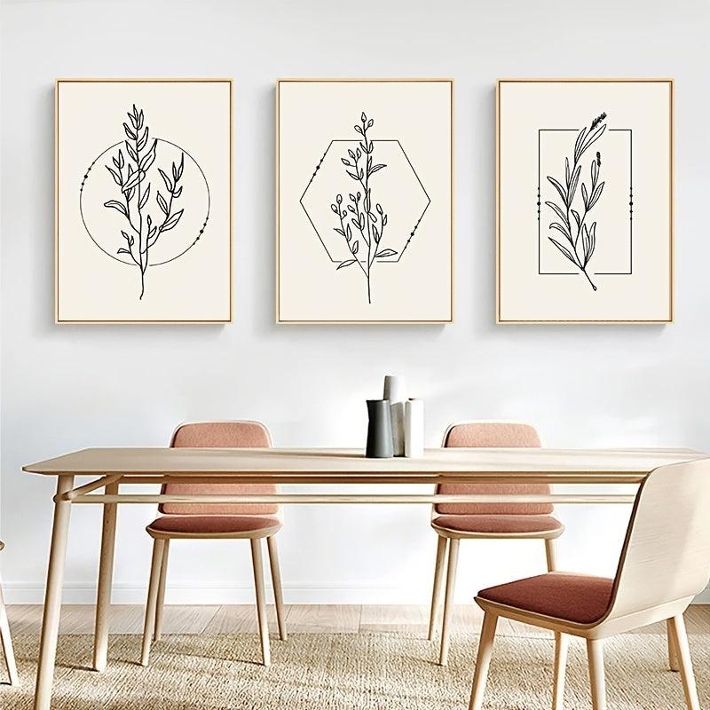Abstract Geometry Wall Art Canvas Painting Nordic Posters For Living Room Decor