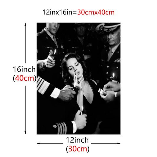 Vintage Movie Classic And Smoking Poster Home Decor No Frame