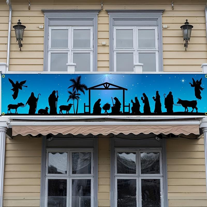 Holy Nativity Christmas Yard Signs - Large Xmas Yard Sign