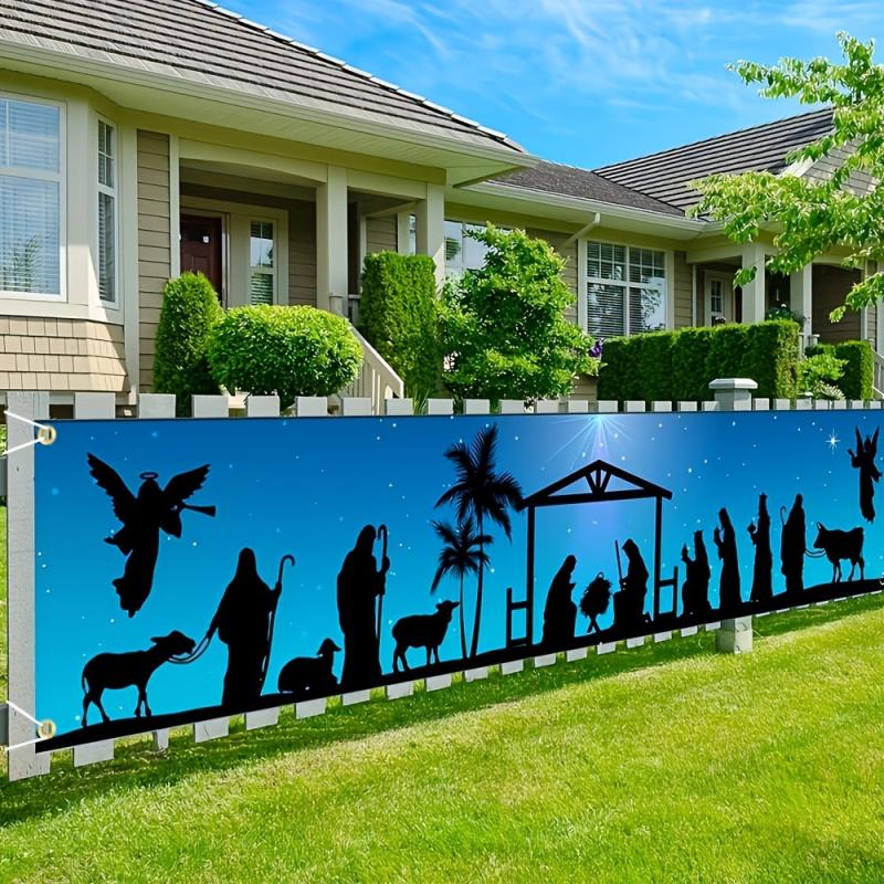 Holy Nativity Christmas Yard Signs - Large Xmas Yard Sign