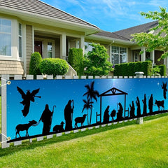 Holy Nativity Christmas Yard Signs - Large Xmas Yard Sign