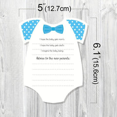 10pcs Baby Shower Game Cards Predictions & Advice Baby Shower Decorations