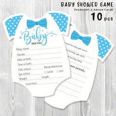 10pcs Baby Shower Game Cards Predictions & Advice Baby Shower Decorations