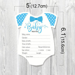 10pcs Baby Shower Game Cards Predictions & Advice Baby Shower Decorations