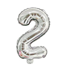 16 Silver Number Balloon Holiday Decoration Home Party Balloon