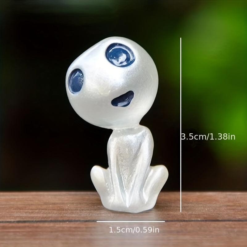 10pcs Luminous Tree Spirits Micro Landscape Figure Ornament