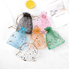 Sheer Organza Drawstring Bags for Jewelry and Candy