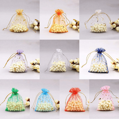 Sheer Organza Drawstring Bags for Jewelry and Candy