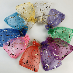 Sheer Organza Drawstring Bags for Jewelry and Candy