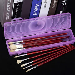 11pcs Professional Paint Brush Set Superior Hog Bristle Paint Brushes