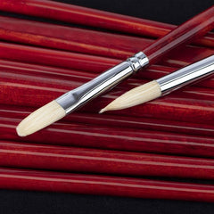 11pcs Professional Paint Brush Set Superior Hog Bristle Paint Brushes