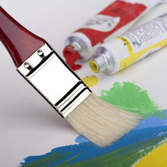 11pcs Professional Paint Brush Set Superior Hog Bristle Paint Brushes