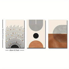 Sunshine Geometry Graphic Arch Wall Poster for Living Room Bedroom Office Decor