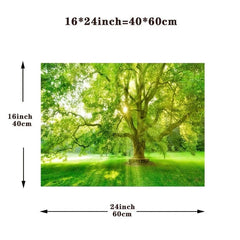 Forest Landscape Painting On Canvas Wall Art