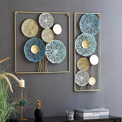 Lotus Leaf Metal Wall Decor Rustic Hanging Farmhouse Art