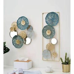 Lotus Leaf Metal Wall Decor Rustic Hanging Farmhouse Art