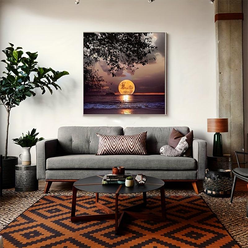 Sea Sunset Canvas Painting for Home Decor