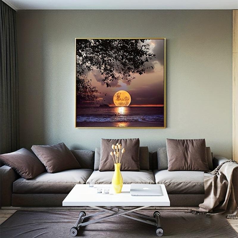 Sea Sunset Canvas Painting for Home Decor