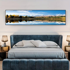 Canvas Poster Modern Art Lake Scenery Decoration Painting