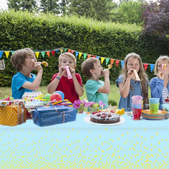 Golden Dot Confetti Tablecloth, Waterproof, Anti-Outdoor Picnic, PEVA Plast