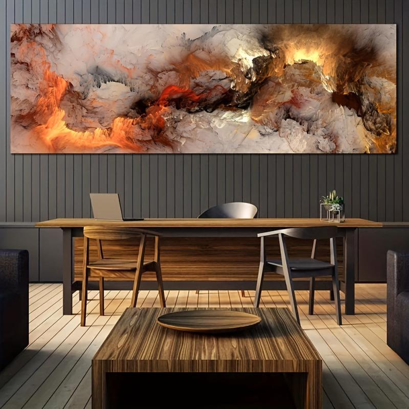 Modern Art Colorful Tumbling Clouds Wall Art Canvas Painting