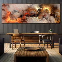 Modern Art Colorful Tumbling Clouds Wall Art Canvas Painting