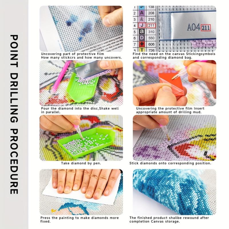 5D Crystal Diamond Peacock Painting Kit for Adults - DIY