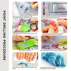 5D Crystal Diamond Peacock Painting Kit for Adults - DIY