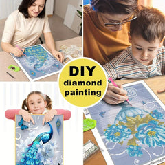 5D Crystal Diamond Peacock Painting Kit for Adults - DIY