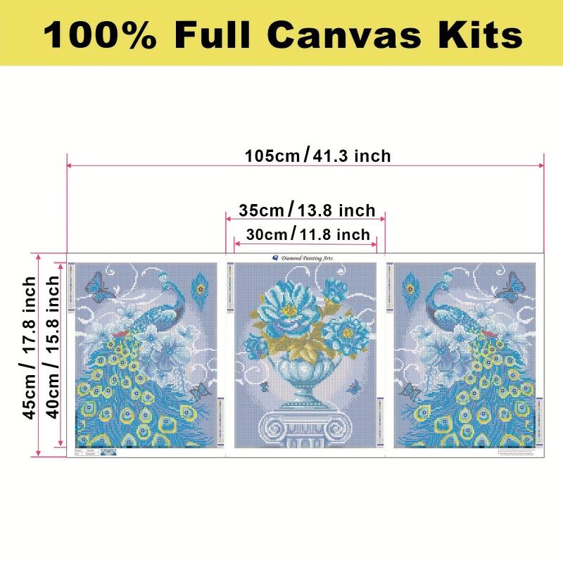 5D Crystal Diamond Peacock Painting Kit for Adults - DIY