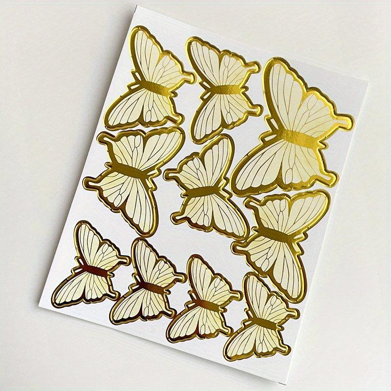 20pcs Butterfly Cake Top Happy Birthday Cake Top Girl Birthday Party Decoration
