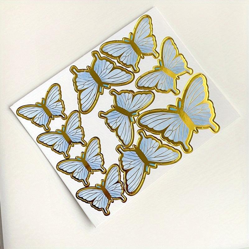 20pcs Butterfly Cake Top Happy Birthday Cake Top Girl Birthday Party Decoration