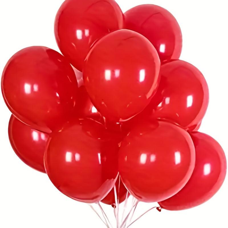 10pcs Assorted Rainbow Latex Balloons: Birthday Party Decor