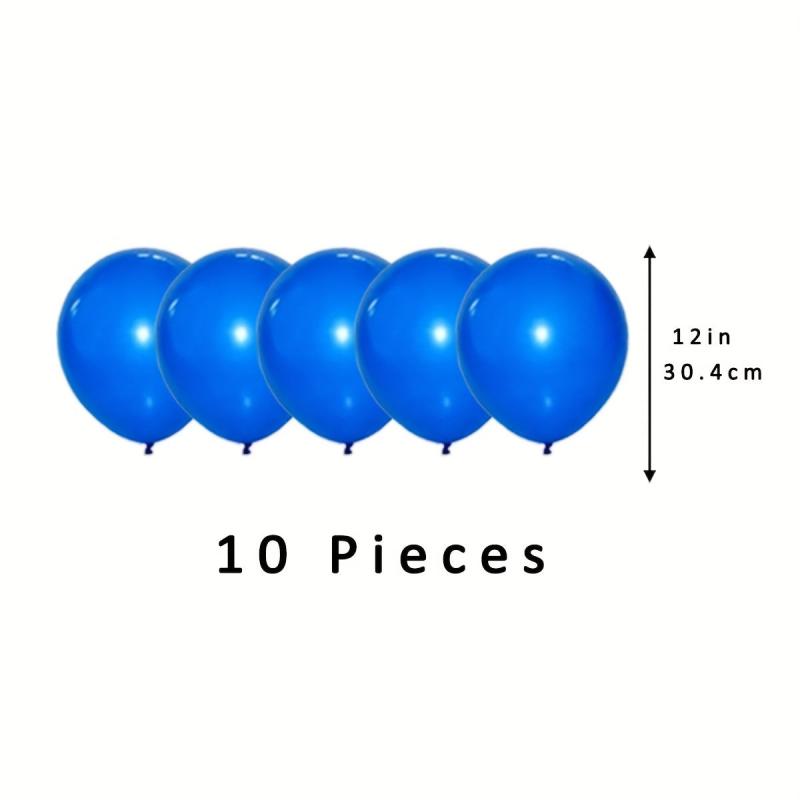 10pcs Assorted Rainbow Latex Balloons: Birthday Party Decor