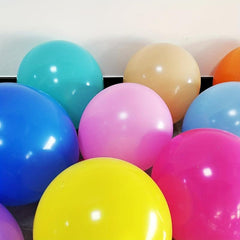 10pcs Assorted Rainbow Latex Balloons: Birthday Party Decor