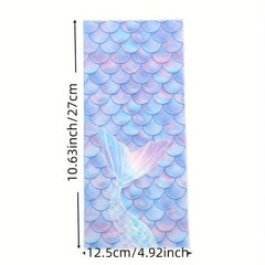50pcs Mermaid Scales Candy Bundle Treat Bags for Kids' Parties