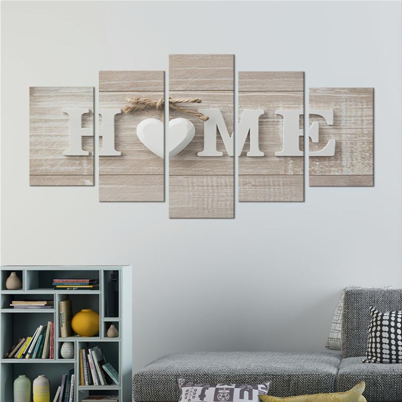 5pcs 3D Effect HOME Art Decorative Painting Without Frame