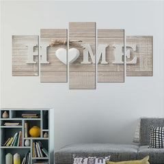5pcs 3D Effect HOME Art Decorative Painting Without Frame