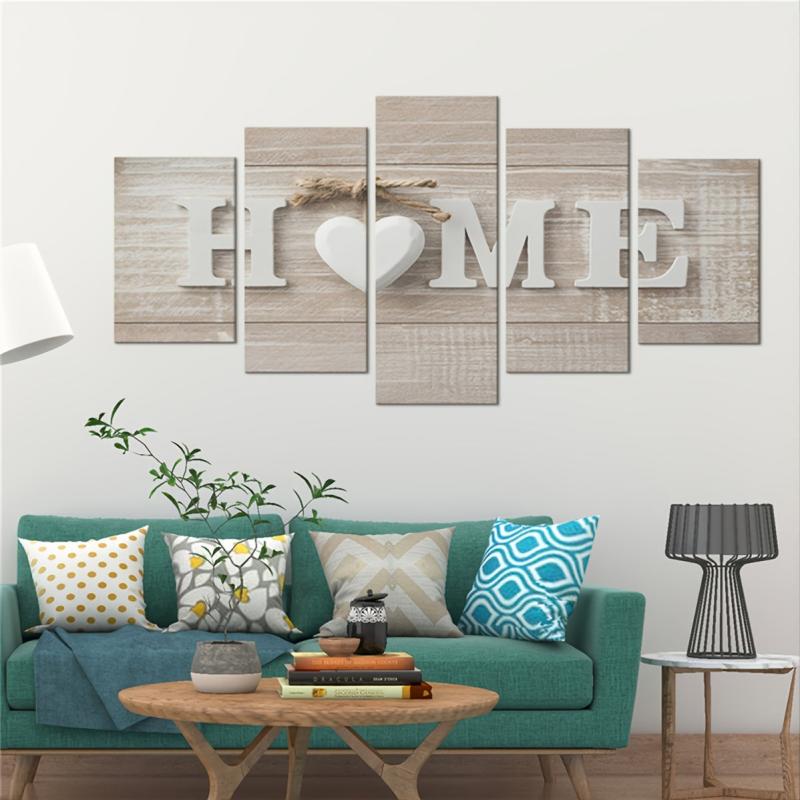 5pcs 3D Effect HOME Art Decorative Painting Without Frame