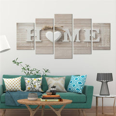 5pcs 3D Effect HOME Art Decorative Painting Without Frame
