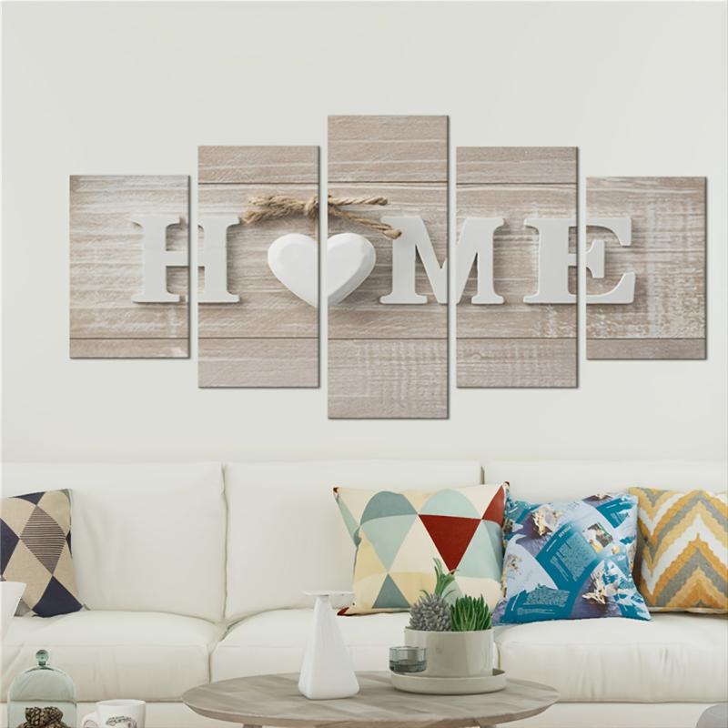 5pcs 3D Effect HOME Art Decorative Painting Without Frame