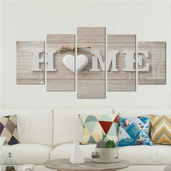 5pcs 3D Effect HOME Art Decorative Painting Without Frame