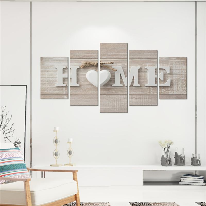 5pcs 3D Effect HOME Art Decorative Painting Without Frame
