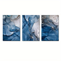 3pcs Marble Abstract Art Canvas Posters for Home and Office Decoration