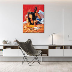 Haired Woman Movie Scene Poster For Room 90s Poster