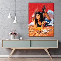 Haired Woman Movie Scene Poster For Room 90s Poster