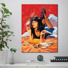 Haired Woman Movie Scene Poster For Room 90s Poster