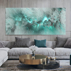 Abstract Decorative Painting Green Large Independent Thinking Abstract Paint