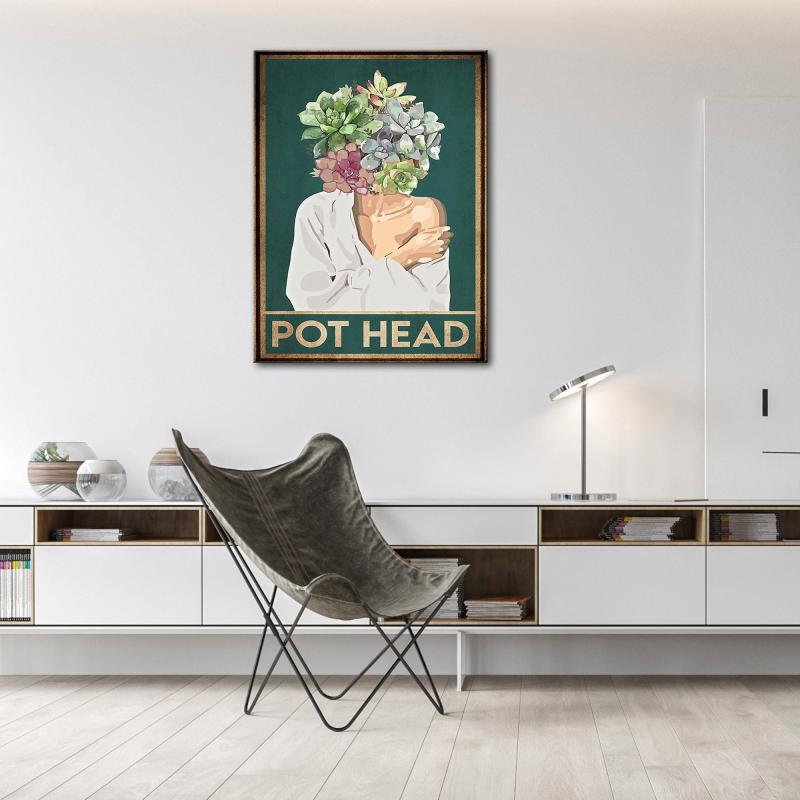 Abstract Art Petal Girl Motivating Women Poster Wall Decor